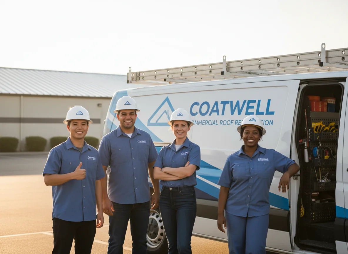 Commercial roof coating company in Collins, GA